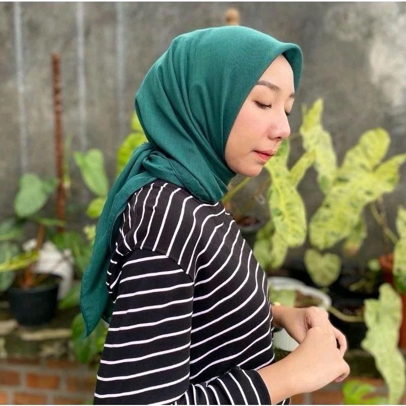 Hijab Segiempat Paris Jadul/ Paris Old/ Paris Varisha Wanita Sekolah Kerudung Nyaman Muslim 5