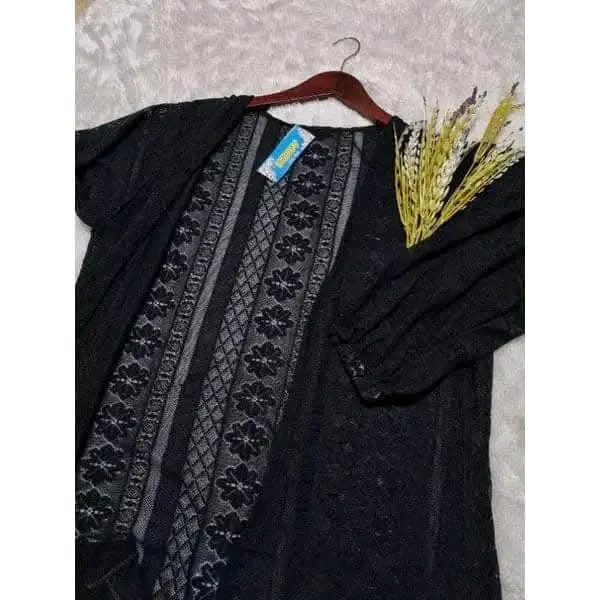 Cardigan burkat Cardigan wanita Long outer burkat lengan balon Kardigan Panjang Muslim  Baju Remaja Fit Casual Kondangan Atasan Dress 1