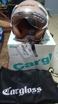 Product Review of Cargloss YRH Hijab Retro Helm Half Face - Mocca from c**a 0