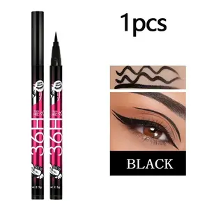 CERIASHOPREAL Eyeliner Pensil Alis Cair Warna Hitam Anti Air Make Up Tahan Lama & Mudah Digunakan untuk Tampilan Mata Tajam dan Menawan
