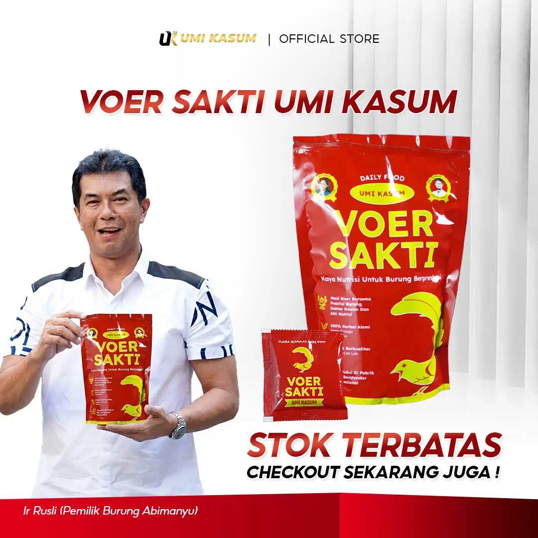 Voer Sakti Coklat Original Formula Fur By Umi Kasum - Pur Pakan Burung Kicau Premium Terpercaya Untuk Segala Jenis B urung | AFF | VS-GDE-AS-ASL-JB-TPM-THM-VSH