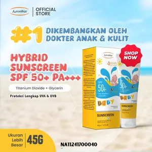 Airongsie Sunscreen Anak Kids Spf50+ PA+++ Hybrid Sunscreen UVA & UVB Waterproof