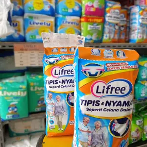 Lifree pants M10/L8/M5/L4/XL6/XXL5 popok dewasa