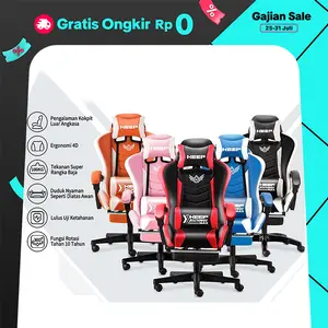 Kursi Gaming/ Gaming Chair / Kursi Santai Kursi Gamers / Kursi Gamer / Kursui Putar / Kursi Game / Kursi Hidrolik [ Garansi lima tahun ] Chairs Furniture Roda
