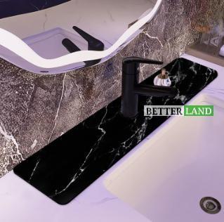 [Baru] Alas Pelindung Keran Air Wastafel Anti Slip Diatomite Serap Air 3