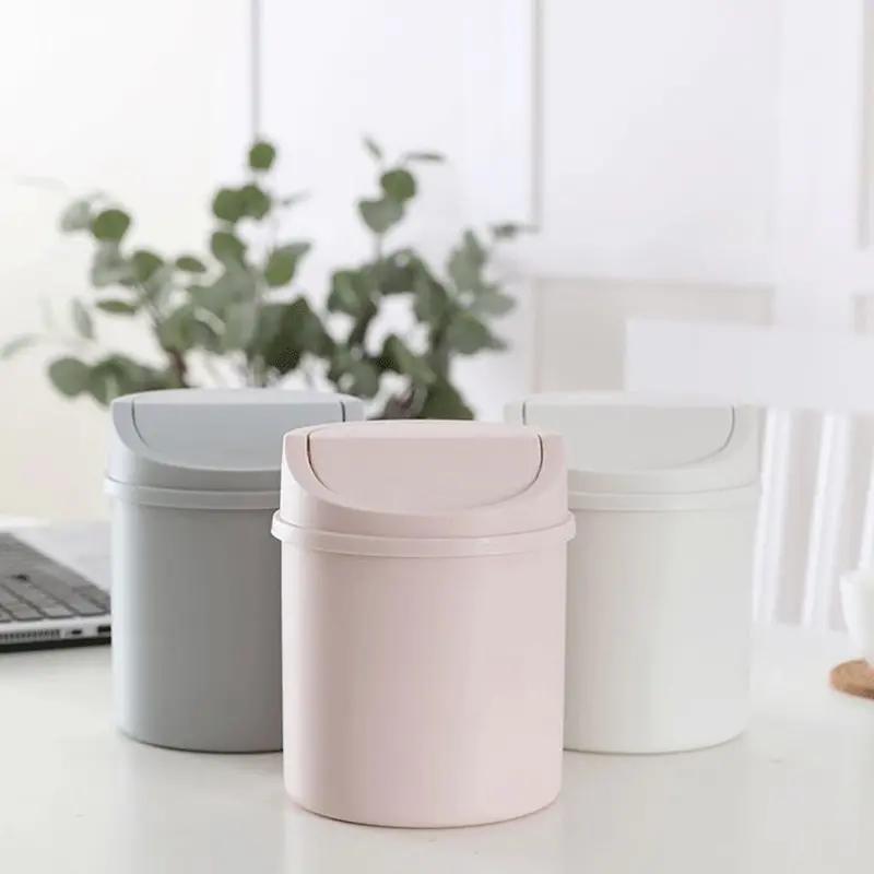 thùng rác mini máy tính để bàn thùng rác nhỏ thùng ống với thùng rác phòng ngủ…