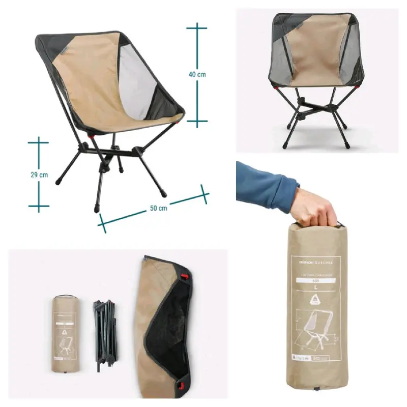Kursi camping lipat super compact - Quechua 2