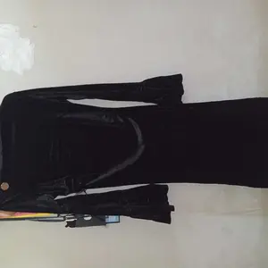 First Girl-Gaun Longdress Velvet Elegant Lengan Terompet Dan Bahu Miring Dress Kelas Atas - G040 Formal Panjang