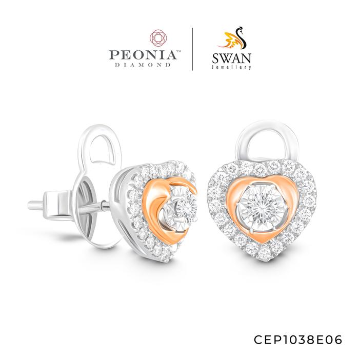 Gambar Anting Berlian CEP507E06 - Peonia By Swan Jewellery dari Peonia by Swan Jewellery Kota Administrasi Jakarta Barat Tokopedia