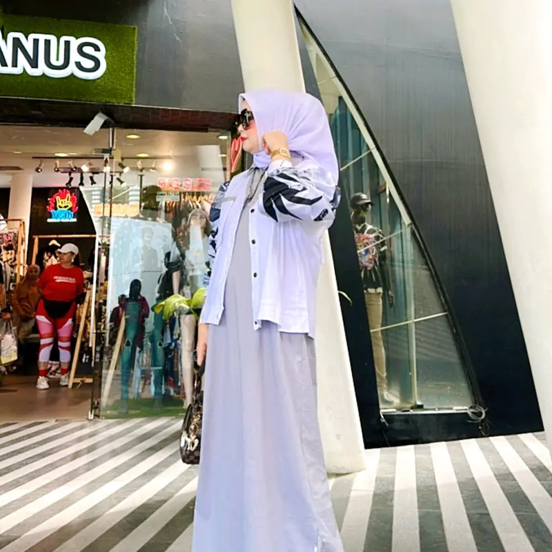 Set Jaket Agiez Millenium by Calistha - Baju Muslim Wanita - Katun Panjang 6