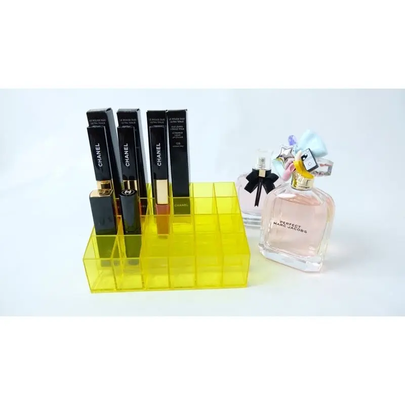(VCM) kotak tempat lipstik acrylic lipstick storange 24 slot kotak lipstik tempat lipstik parfum 4