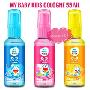 MY BABY HAIR AND BODY COLOGNE 55 ML DAN 100 ML BARU!!! PARFUM RAMBUT DAN BADAN ANAK, HARUM SEGAR TAHAN LAMA