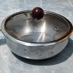 [PROMO SPESIAL BULAN INI] TEXANIA BISA PILIH Panci dan Saucepan Stainless Anti Lengket Anti Karat 16cm Gagang Kayu Tahan Panas