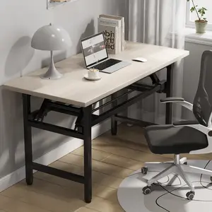 RM-Meja Lipat Portabel Meja Kantor Besi Meja Belajar Minimalis Meja Makan Meja Pelatan Serbaa Meja Meeting L