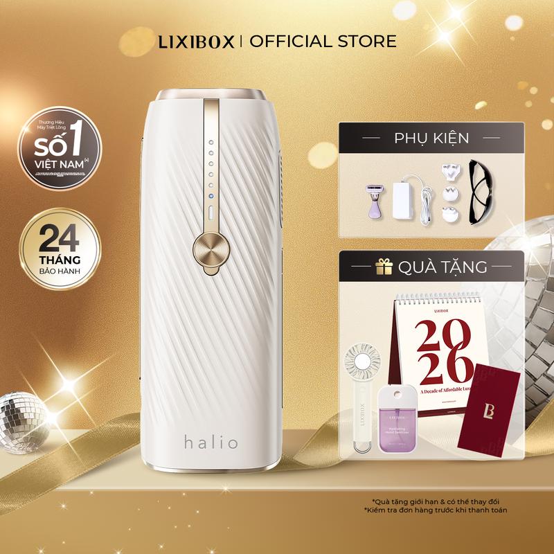  Máy Triệt Lông Lạnh Halio Sapphire InfinityGlow Advanced IPL Sapphire Cooling Hair Removal Device - Phù hợp cho Da Nhạy Cảm Nữ và Nam - lixibox máy triệt lông tại nhà 