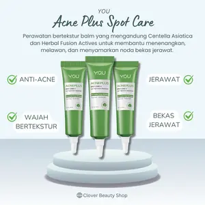 YOU AcnePlus Spot Care x Obat Totol Jerawat Centella dan Bekas Jerawat - Perawatan Wajah Niacinamide Totol Jerawat Treatment Muka Berjerawat