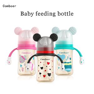 Comboer Disney Bottle PPSU Safe Feeding Adorable Practical Easy To Clean Milk Bottle BPA Free