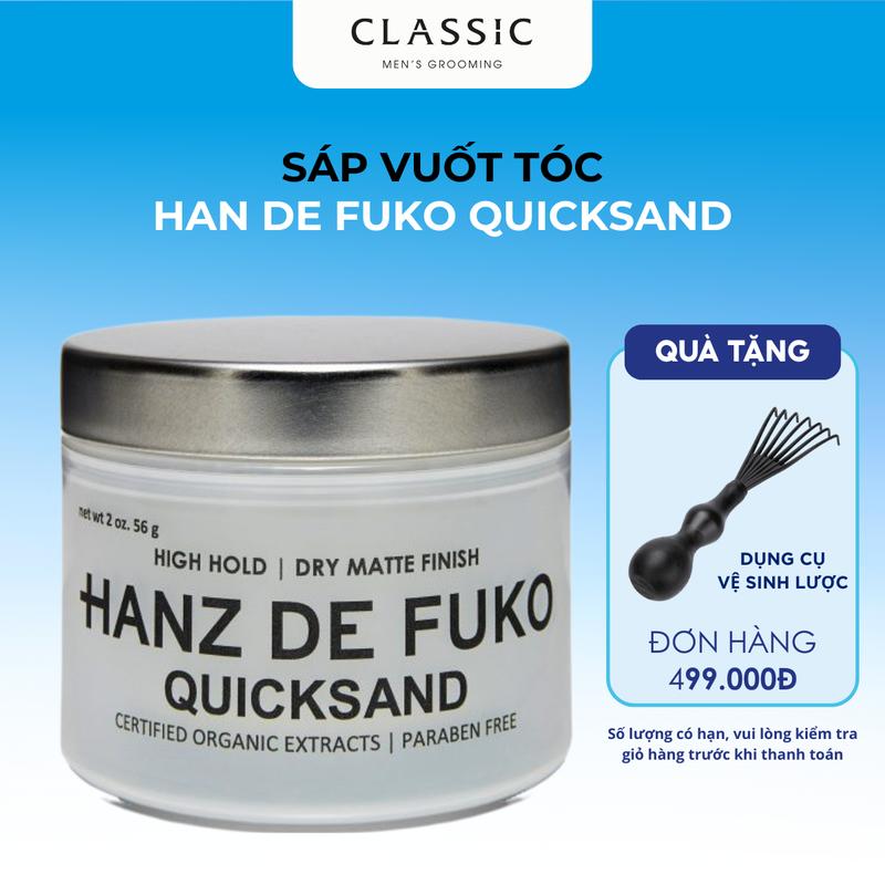 Sáp vuốt tóc Hanz De Fuko Quicksand 56g - Chính Hãng