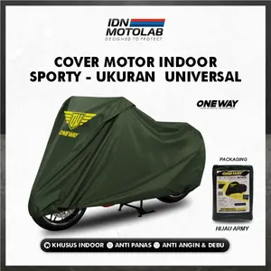 Cover Motor ONEWAY INDOOR Tebal Murah Nmax, PCX, Freego, Lexi, Aerox, Vario 160, ADV / Sarung Tutup Motor Murah Beat, Mio, Gear, Revo, Supra UNIVERSAL