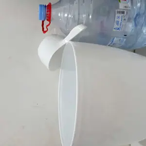 Pot Ember Plastik Roda 50 D-40 Mewah Model Keramik Polos Bahan Tebal Cocok Untuk Bak Mandi Toilet