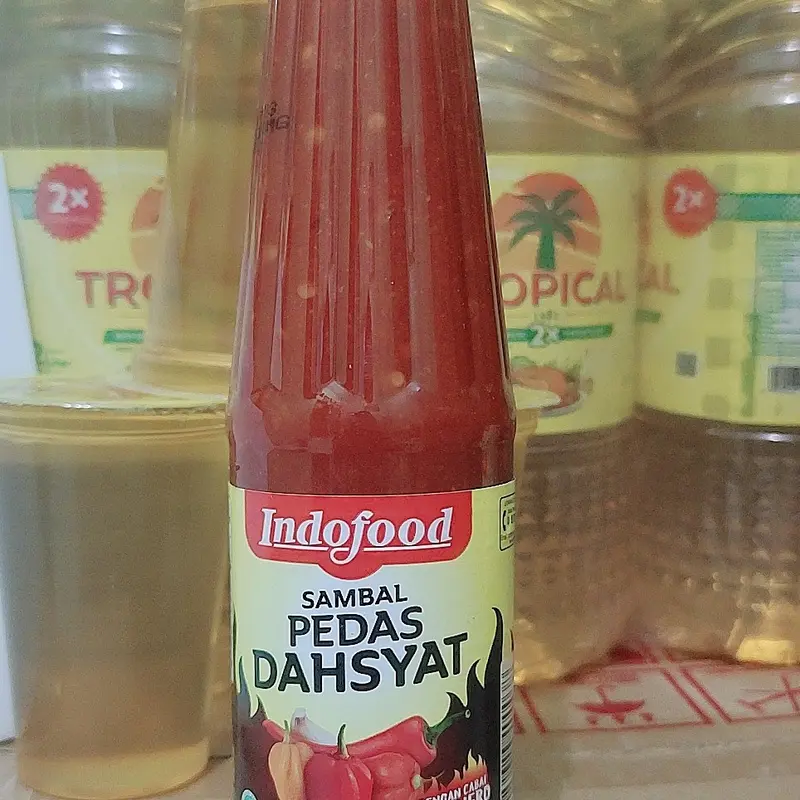 Indofood Sambel Pedes Dahsyat 275ml Sambal Pedas Saus Sauce Bahan Masakan 1