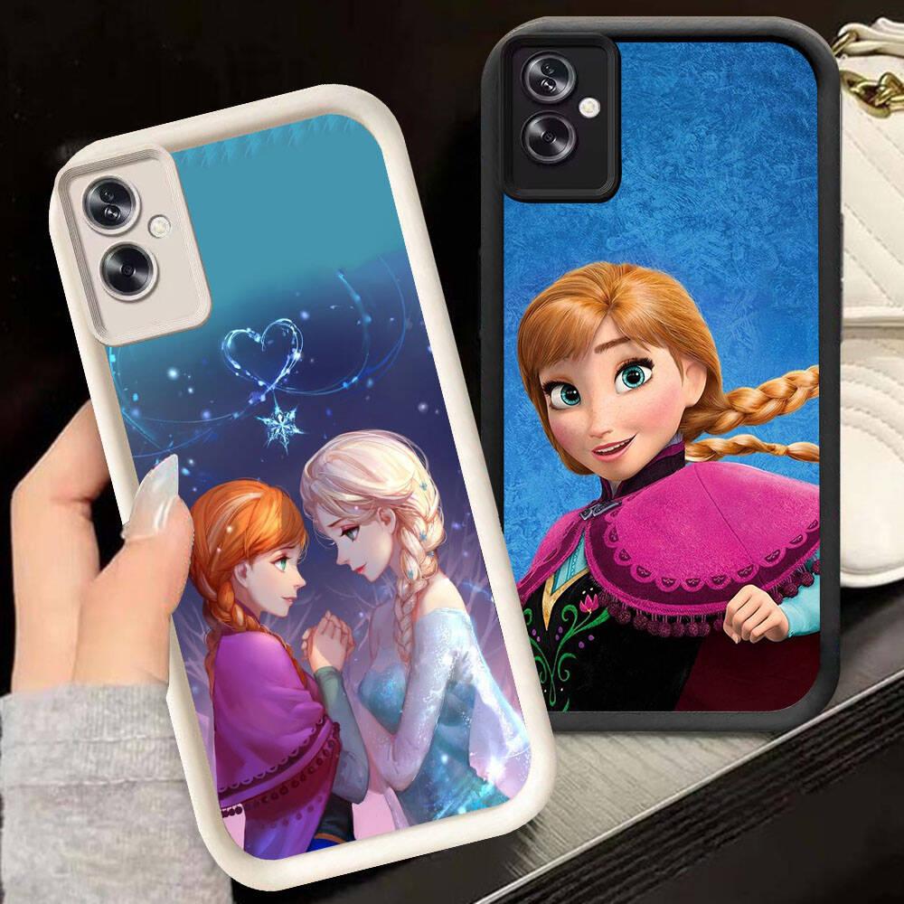 KD-6 Frozen Princess soft Casing untuk OPPO A3 A79 A39 A3X A83 A37 A5 Pro