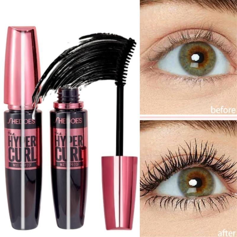 Mascara Không Thấm Nước Chống Mồ Hôi 1 Miếng Làm Dài Lông Mi Không Thấm Nước Lâu Trôi Mượt Mà Màu Đen Nối Mi Trang Điểm Làm Đẹp Mắt Mỹ Phẩm