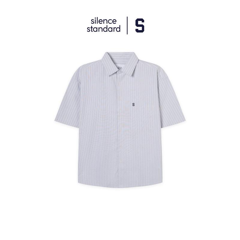 Áo sơ mi Boxy SilenceStandard Comfort Cotton/ logo S [SO39]