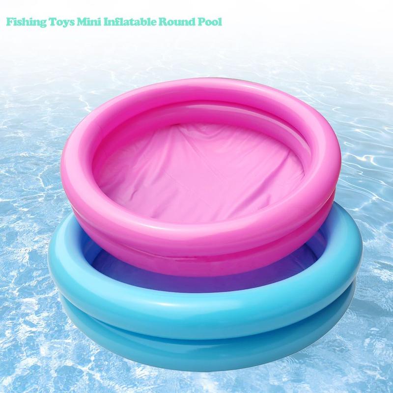 Summer Baby Inflatable Swimming Pool Baby Round Bathtub Kid Water Play 1.14mx25cm l 45