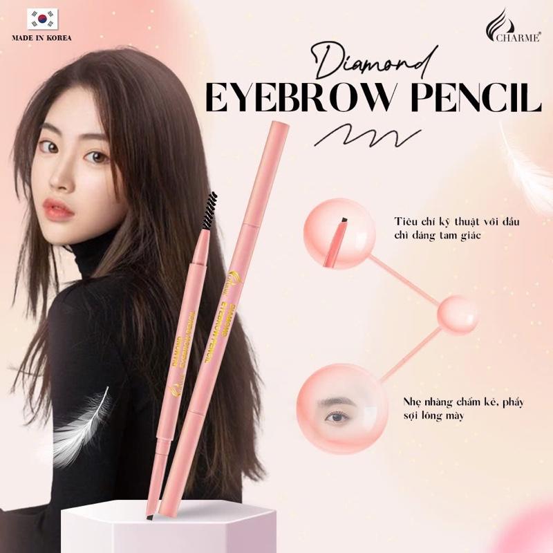  CHARME PERFUME - Chì kẻ chân mày Diamond Eyebrow Pencil 