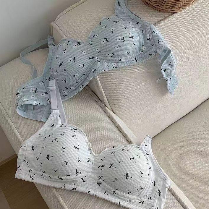 Product Introduction of Áo Ngực Nữ, Thiết Kế Hoa Tươi Không Có Vòng Thép, Thích Hợp Cho Ngực Nhỏ Thoải Mái Và Thoáng Khí, Có Thể Được Mặc Để Tập Hợp, Thích Hợp Cho Học Sinh Nữ, Phong Cách Đơn Giản 8