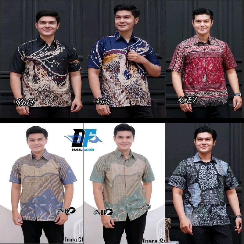 Kemeja Batik Lengan Pendek Kemeja Batik Hem Pria Casual Original 0