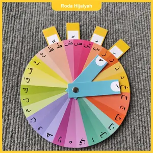 Roda Hijaiyah Mainan Edukasi Anak untuk Belajar Mengenal dan Mengeja Huruf Hijaiyah