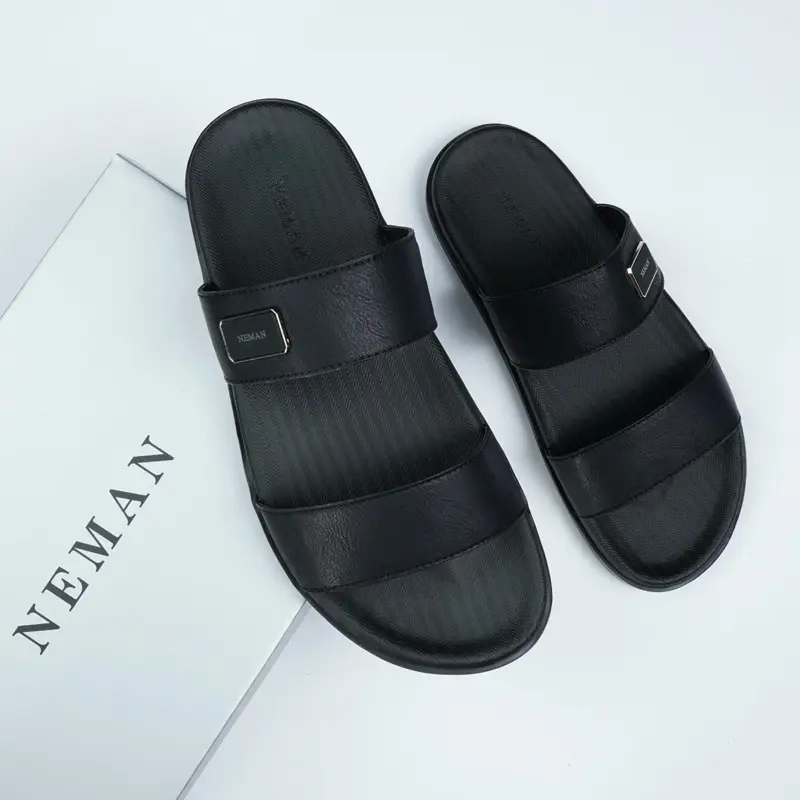 Dép Hai Quai Neman Da Microfiber, Đã Khâu Quai Chắc Chắn, Hỗ Trợ Đổi Size : MS20 Đế Bằng DéP Slipper Cao Su