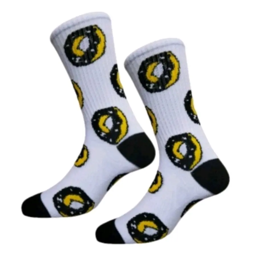 kaus kaki oldschool mptif donat bahan 3 leyer/lapis Panjang Pria Motif Unisex