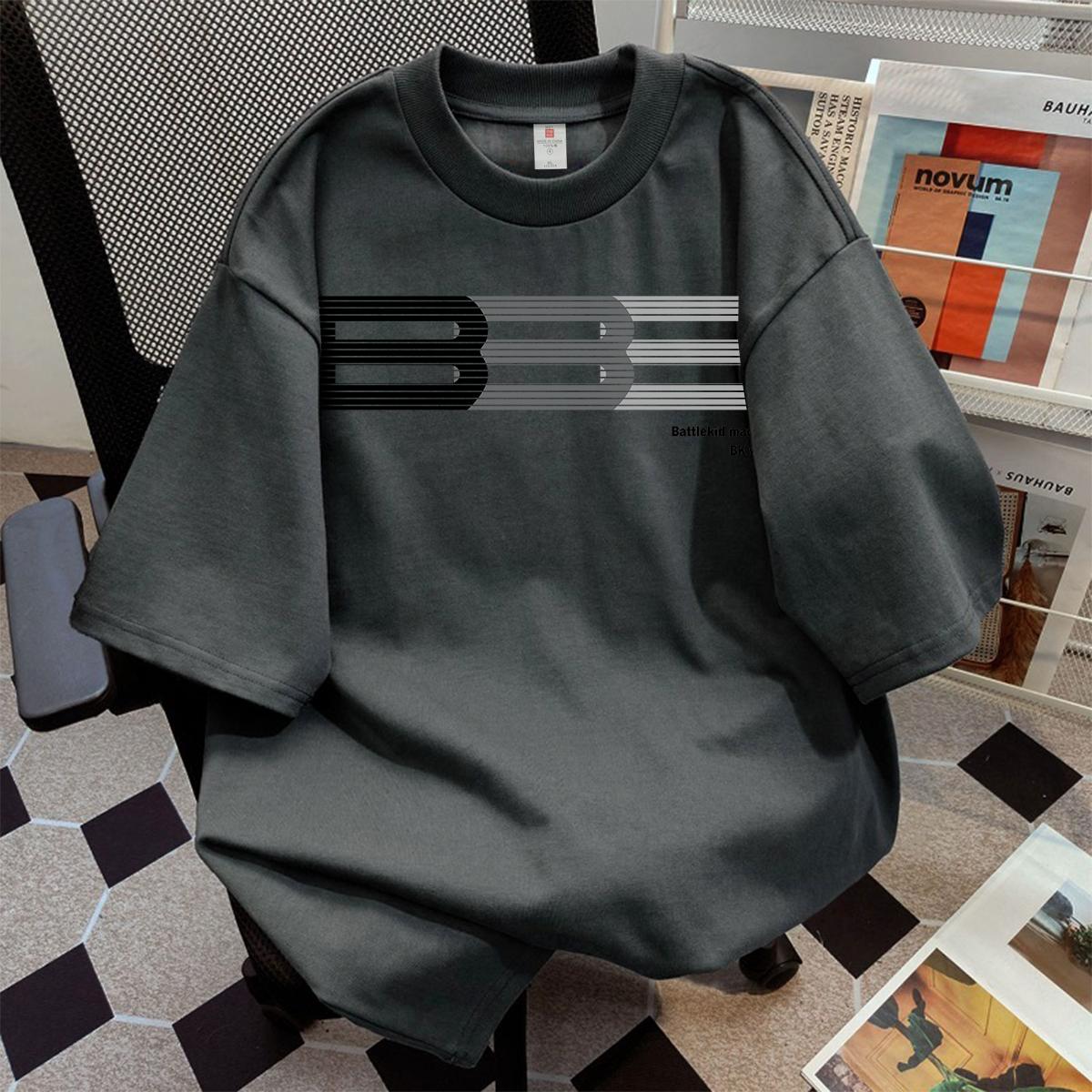 Kaos Katun Trendi Dengan Desain Cetak Grafis Unik, Longgar, Lengan Pendek, Leher Bulat, Unisex. Kaos Katun Trendi Dengan Desain Cetak Grafis Unik, Longgar, Lengan Pendek, Leher Bulat, Unisex.