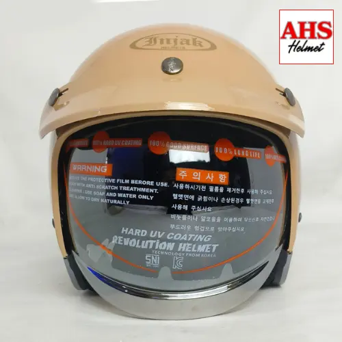 HELM RETRO INNER VISOR INJAK 06 NEW STANDARD SNI motorcycle 3