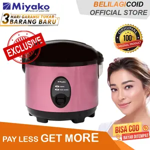 [GARANSI MURAH] Miyako Magic Com / Rice Cooker 3in1 Stainless Steel 508 SBC - 1.8L  Pemanas