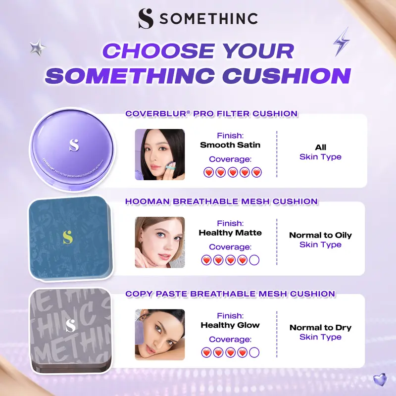 SOMETHINC COVERBLUR Pro Filter Breathable Cushion SPF 40 PA++++ - REFILL 6