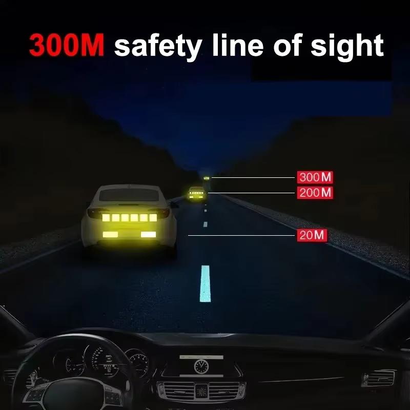 Nhãn Dán Phản Quang Chống Va Đập Xe Ô Tô, 10 Cái, Nhiều Màu Sắc, Cảnh Báo Mũ Bảo Hiểm An Toàn Lái Xe Ban Đêm, Nhãn Dán Trang Trí Huỳnh Quang, Thích Hợp Cho Ô Tô Và Xe Máy, Decal Can Thông Dụng 6