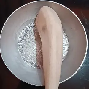 Cobek Alumunium Ukuran 17cm Tebal Asli Garut  Aluminium Dapur