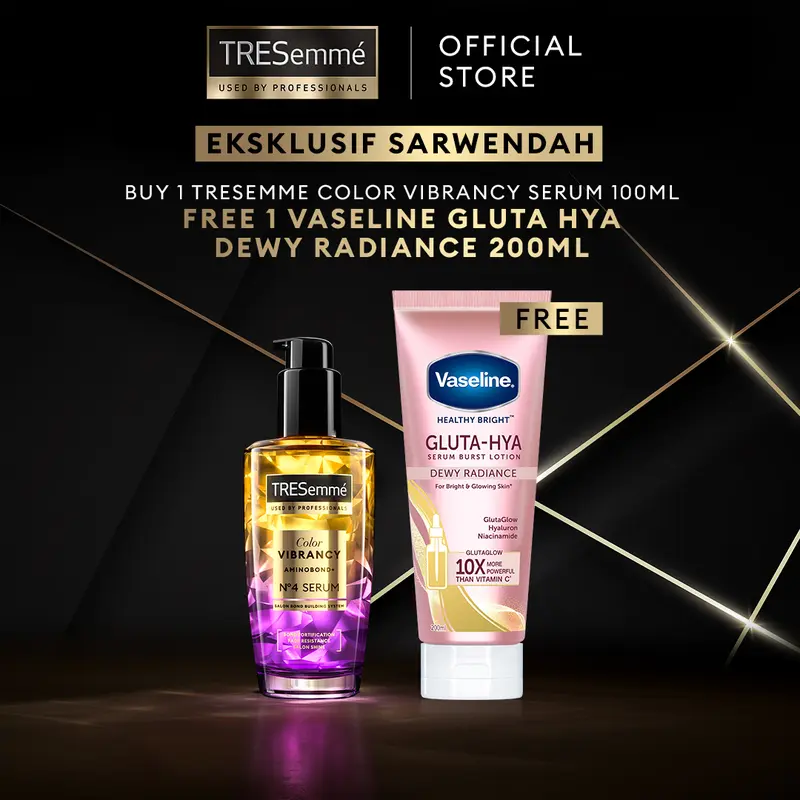 [CREATORS] TRESemme Color Vibrancy 100ml FREE  Gluta Hya Dewy Radiance 200ml 0