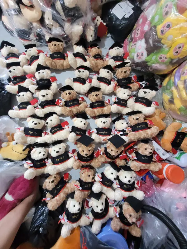 Gấu bông gấu tốt nghiệp gấu cử nhân có ghi tên thú nhồi bông gấu tốt nghiệp dễ thương cute đáng yêu 7