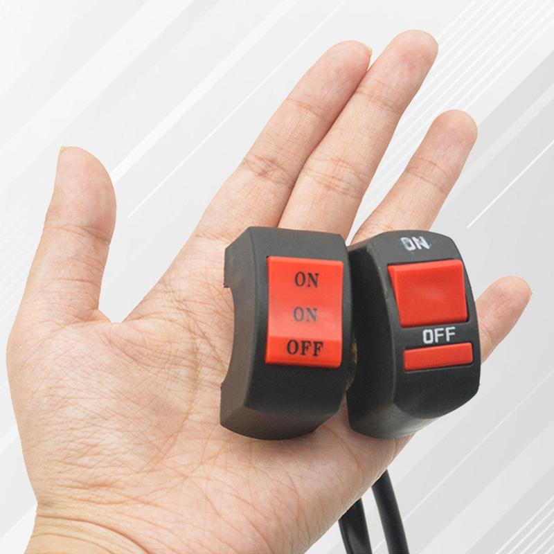 Saklar Motor 2 Mode Saklar Motor Tahan Air Aksesoris Stang Lampu Motor ...