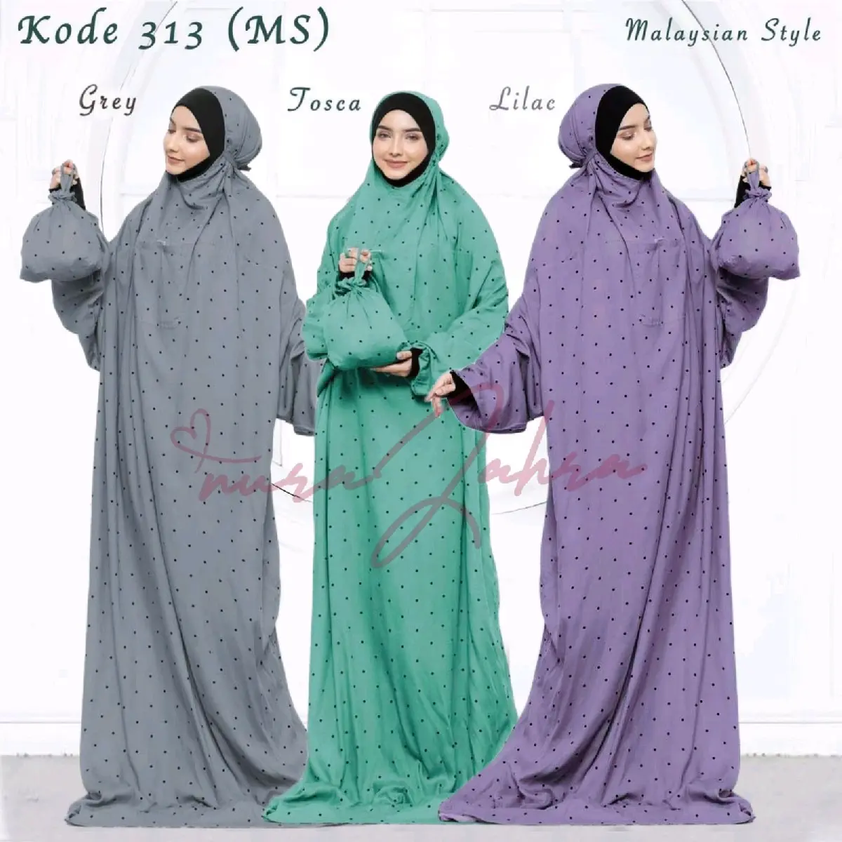 Mukena Terusan Malaysia Style