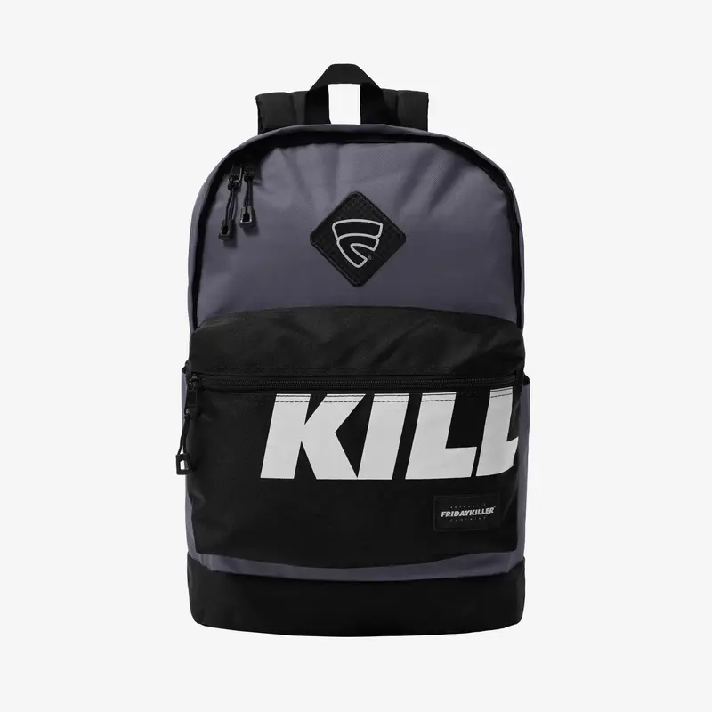 TAS PUNGGUNG ABU - ABU HITAM UNISEX FRIDAY KILLER | ONADO #2 BACKPACK DARK GREY 1