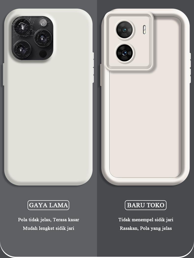 Product Introduction of Casing hp iQOOZ7X(5G) Tahan jatuh Sangat tipis Warna solid Sederhana Baru laki-laki case 10