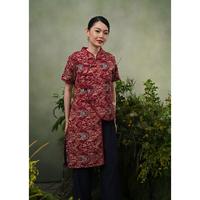 Gambar NONA RARA - Kimona Dobi Cirebon T5351, Baju kerja batik blouse wanita modern - S dari Nona Rara Batik Kota Administrasi Jakarta Timur 2 Tokopedia