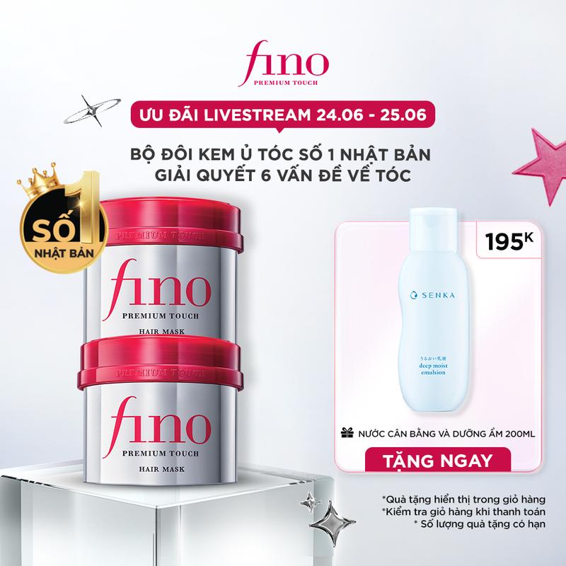 [Livestream] Bộ đôi Kem ủ tóc cao cấp FINO PREMIUM TOUCH B 230GX2