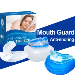 Stop Snoring Bruxism Silicone Mouth Guard Improve Sleeping Teeth Bruxism Sleep Aid Anti-Snore and Apnea Device To Stop Snoring